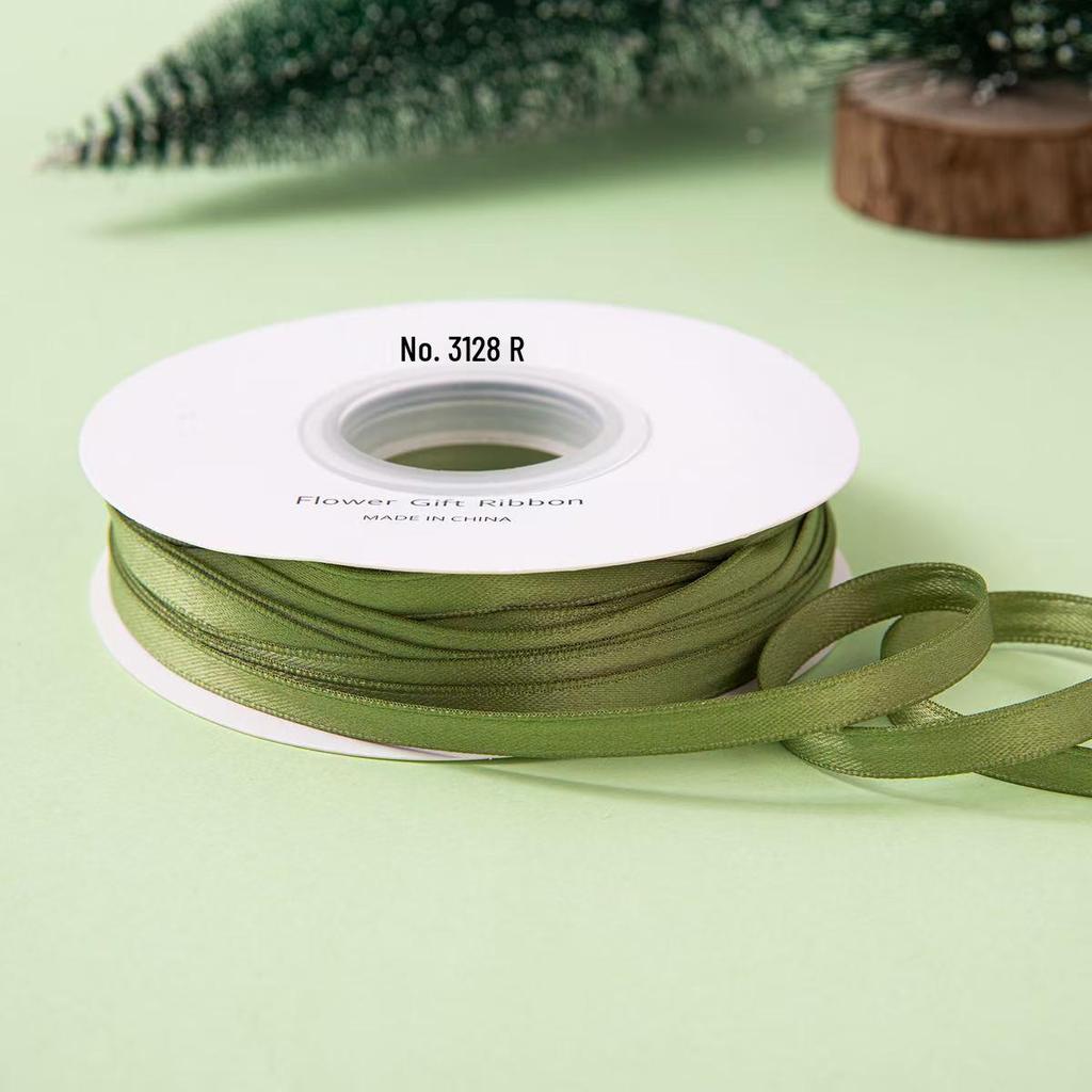 Korejská polyester-bavlna matná stuha pro DIY mašle a vlasové doplňky, 1 cm