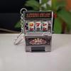 1Pcs Fruit Machine Slot Machine Keyring Simple Fashion Trend Keychain Toy Creative Car Pendant Key Ring Gift Accessories