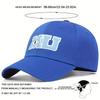 Unisex MU Letter Embroidery Baseball Caps Spring and Autumn Outdoor Adjustable Casual Hats Hip Hop Hat Sunscreen Hat