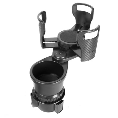 Car Cup Holder, Car Drink Holder, 2 in 1, Easy Installation, Multi-functional, 360° Rotation