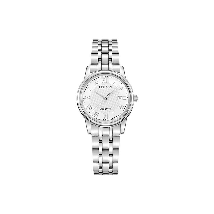 

CITIZEN Ecology Drive Collection Solar Movement Stainless Steel Strap Watch Women s Watch White Dial EW2310-59A [|3+2 Extended Warranty]