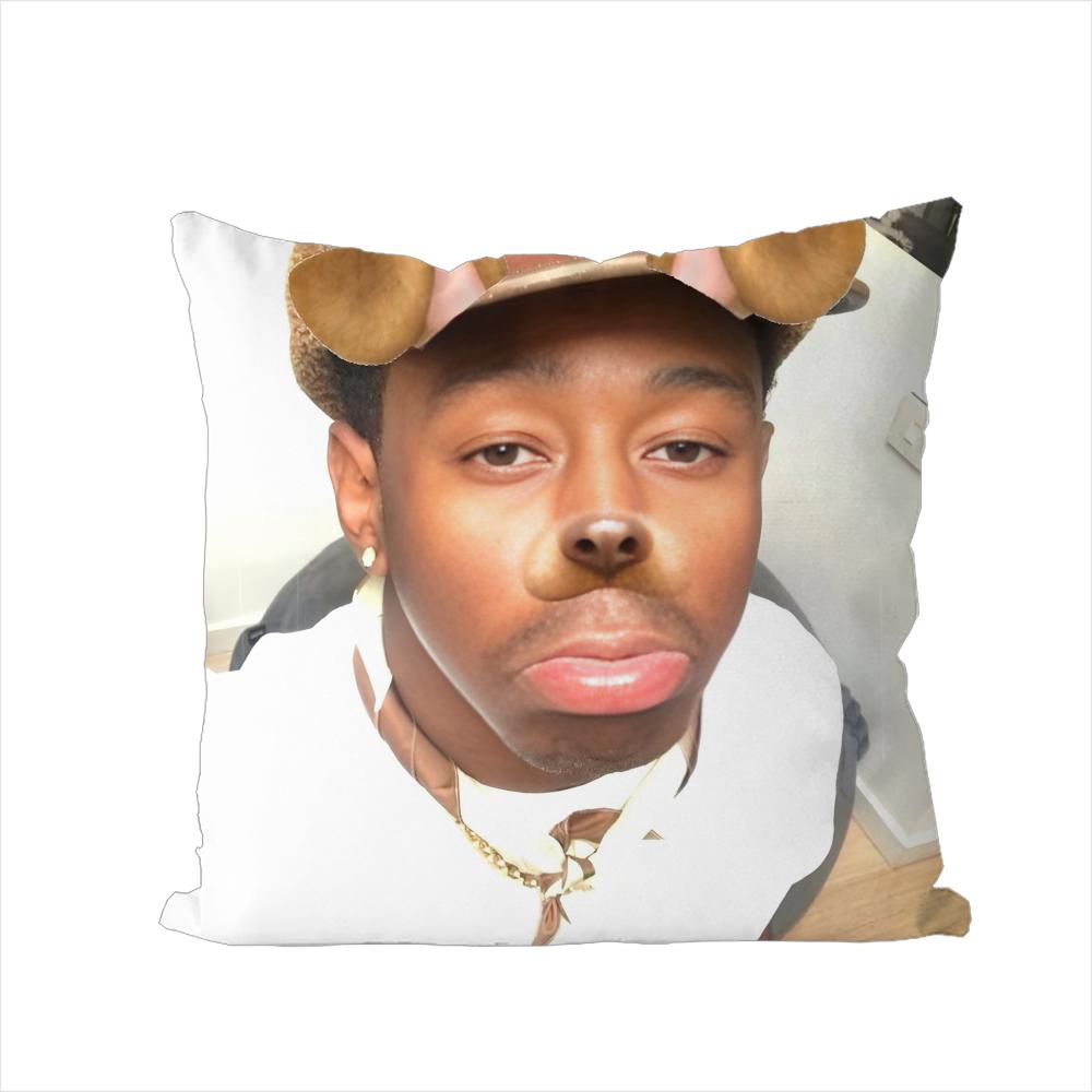 Singer TTyler The Creators Pillow Case For Car Sofa Decorative Home Doublesided Print Plush Square Throw Pillow Cushion Cover
