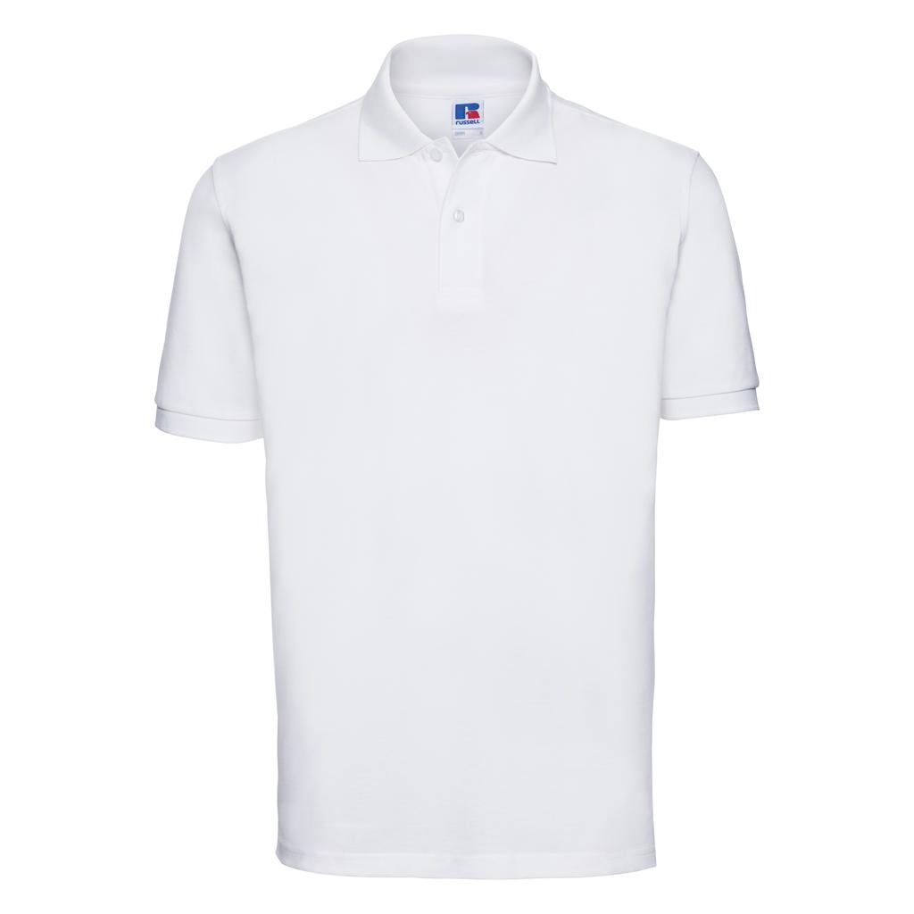 Russell Mens 100% Cotton Short Sleeve Polo Shirt