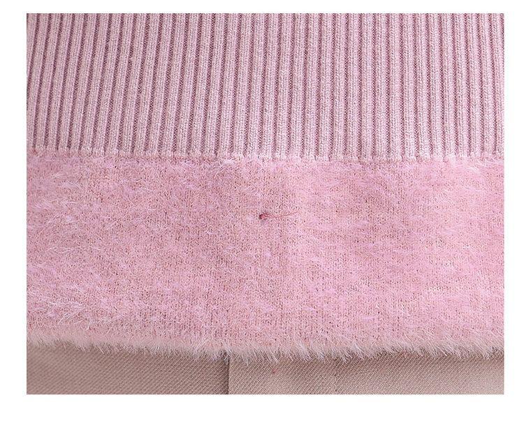 2024 Elegant Velvet Sweater for Women 50+, Chinese Style, Warm and Thick Base Layer for Mother's Wear.