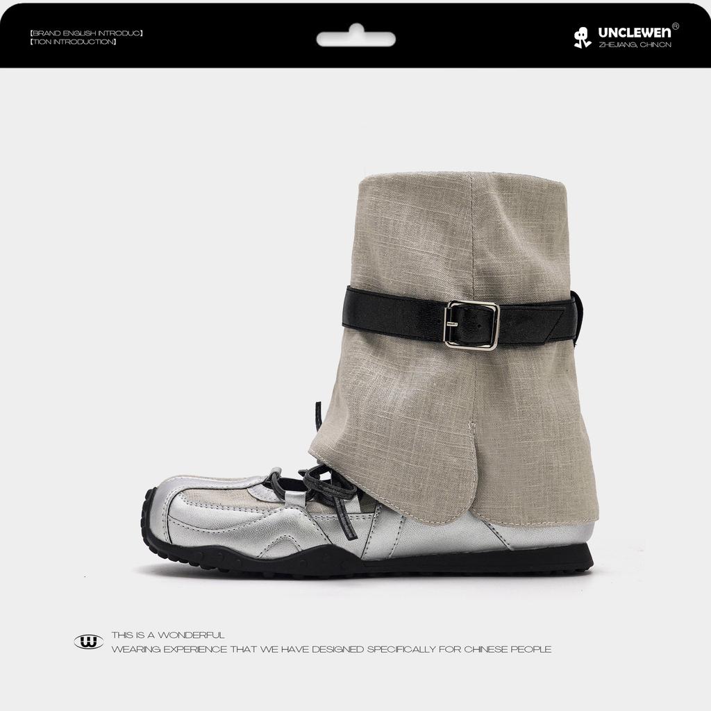 Uncle Wen Has the Same Romank~ Ballet Shoes, Women's Platform Soles, German Training Single Shoes, Mary Jane Shoes, Cool Boots, Stacked Short Boots