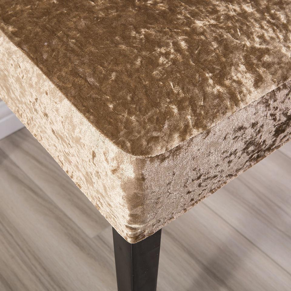 1 /2 /4 /6 Pieces Velvet Shiny Fabric Cheap Chair Covers Universal Size Stretch Chair Covers Seat Case Slipcovers For Dining Room