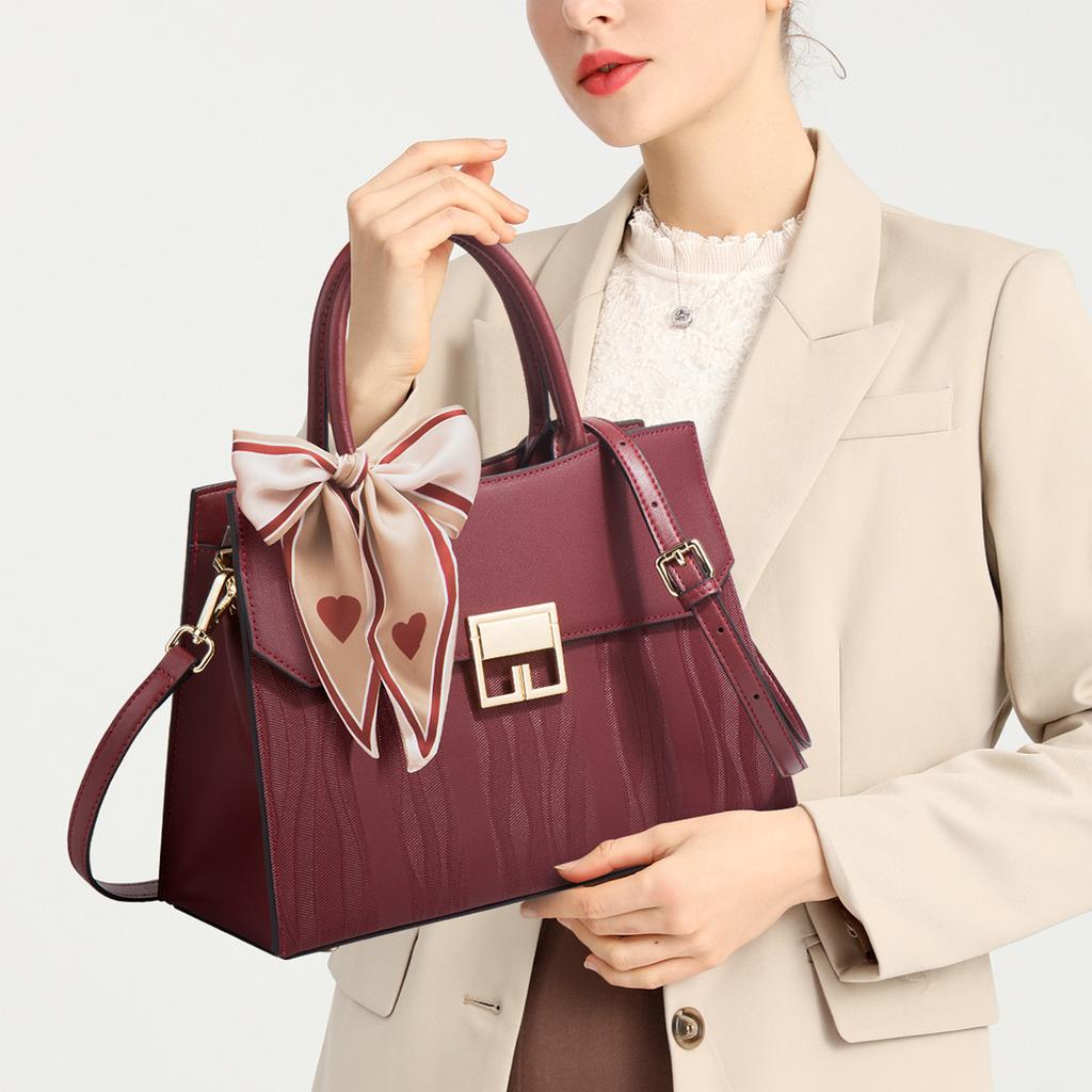 Send Mother'S Wedding Bag Atmospheric Mother-In-Law Lady Medium Red Handbag Atmospheric Messenger Bag