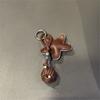 Handcraft Star Shape Keychain Accessory Hanging Pendant Stylish Faux Leather Designing Keyring for Bags and Keys