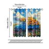 2 pcs, filtering curtains (excluding rods, non-movable, without batteries) A truckload of vegetables and fruits. for use in