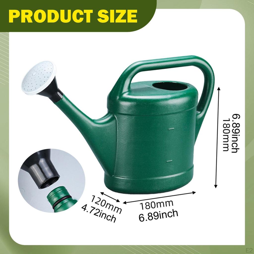 Garden Watering Can Gardening Tool Ergonomic Sprinkling Kettle Pot for Lawn, Farm House,