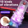 Silicone Aircraft Cup Penis Masturbation Cup for Men Vibration Blowjob Sucking Machine Transparent Soft Pussy Adult Sex Toy