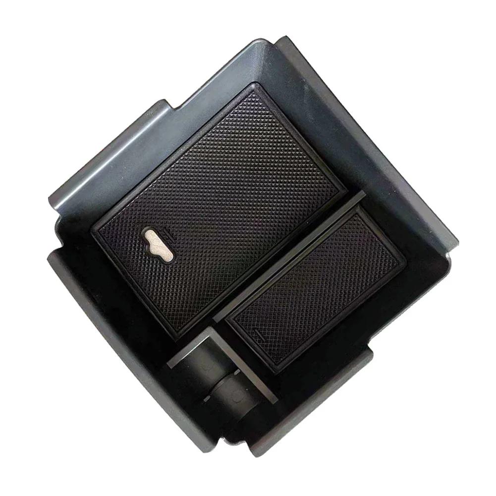Center Console Armrest Storage Glove Box Tray Fit For SsangYong Musso 2019-2025 ABS Black Easy Install High-Quality