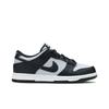 Dunk Low Grade School 'Georgetown' (Unisex) Wolf Grey / Dark Obsidian / Total Orange Kids' Skateboarding Shoes CW1590 004