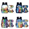 Inside Out 16inch School Backpack Set With Polyester Material For Kids And Teens