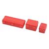 3 Pcs RC Car Simulation Luggage Case Large Medium Small RC Crawler Suitcase Decoration for 1 18 1 24 Red