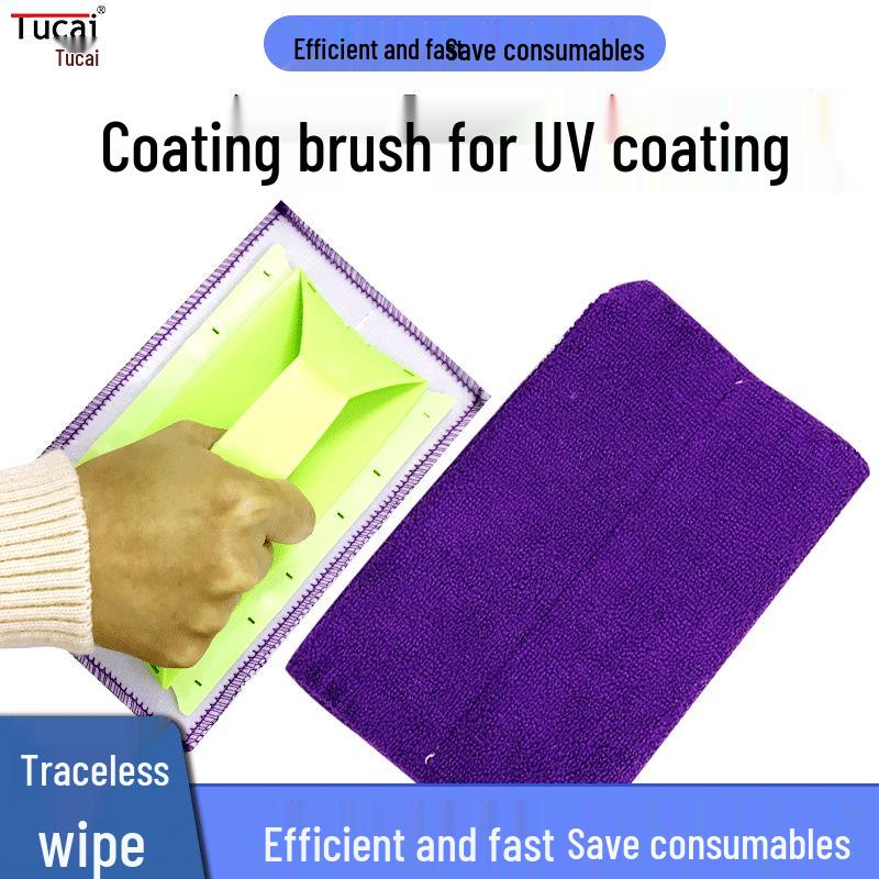 

UV Coating Pre-treatment Brush for Acrylic, Metal, Glass, and Wood Surfaces Single Cloth