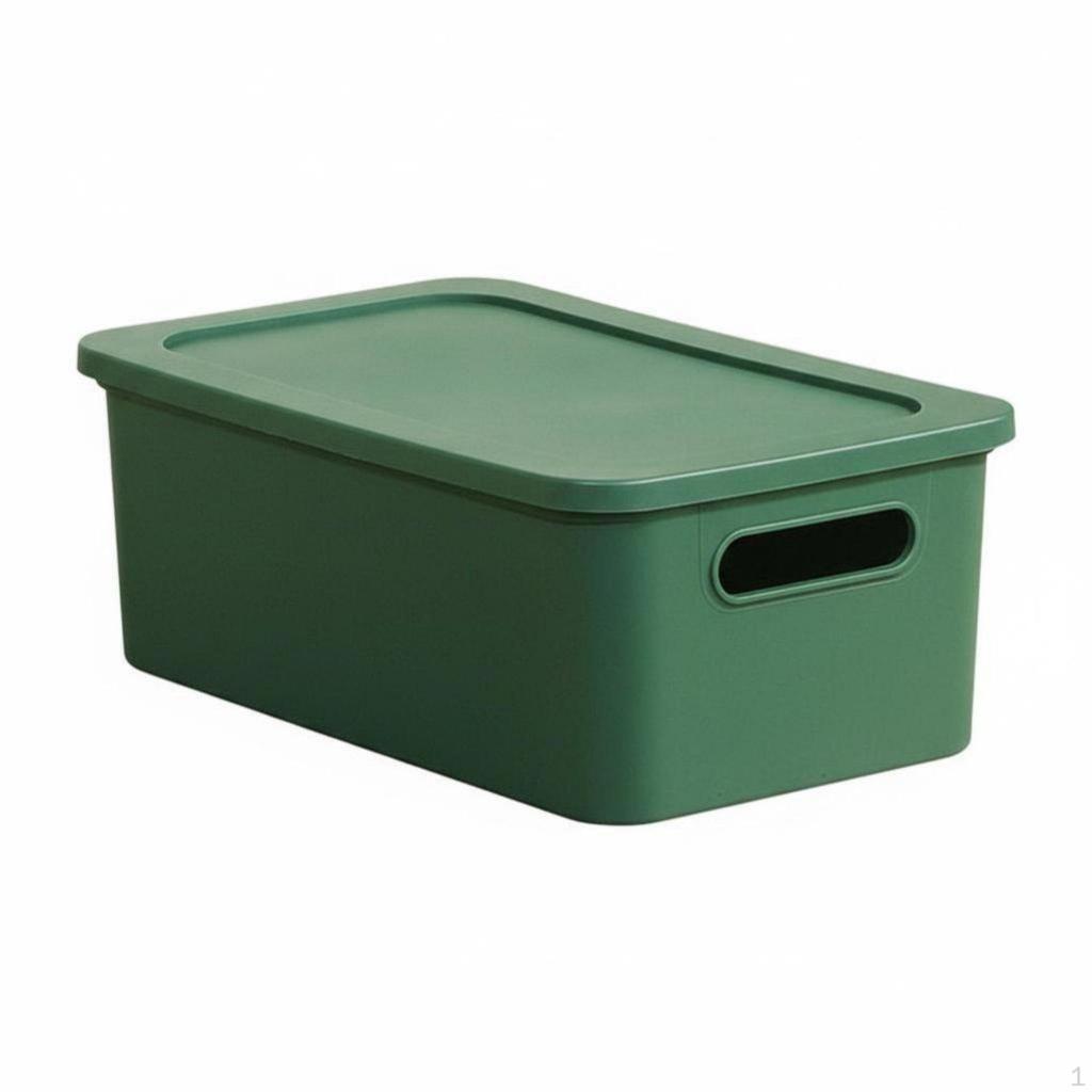 Clear Rectangular Container Adaptable Organizer Box SpaceSaving Storage for Homeowners,