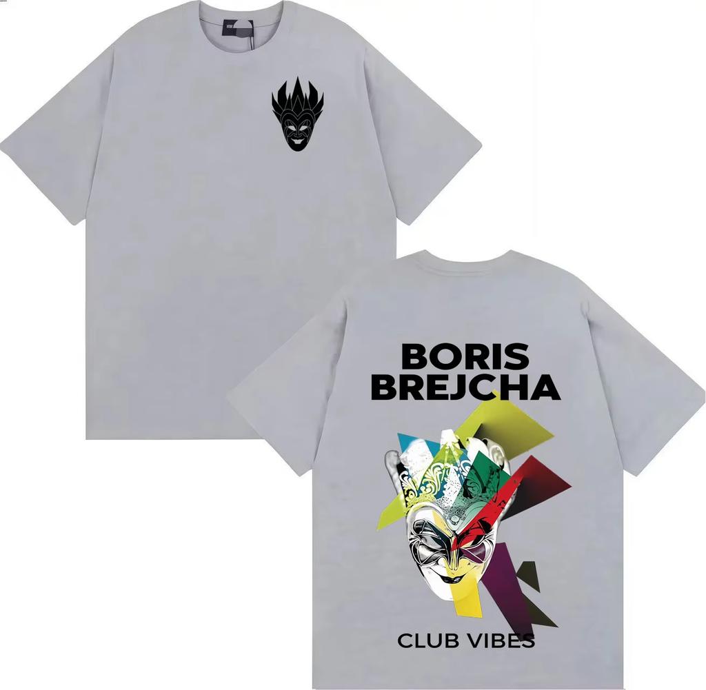 Bestselling Boris Brejcha Electronic Music Unisexs Women Hiphop Tshrits Summer Pop Retro Cotton Tshirt Teenagers