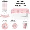 Cute Pink 21st Birthday Party Supplies Disposable Tableware Set With Banner Napkins Cups Plates And Utensils