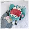 School bag wholesale women's plush Hatsune tote bag, cute double shoulder handbag, birthday gift, hand warmer, versatile