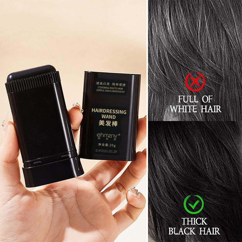Hair Color Stick For Men & Women Quickly Covers Gray White Hair Concealer Hairline Instant Covering Hair Dye Stick Applicator