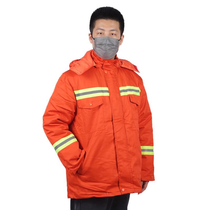 DAXTE Reflective Sanitation Worker Padded Jacket M-4XL