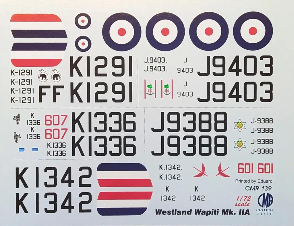 Czech Master Resin British Westland Wapiti Resin Kit 1/72 Mk.IIA CMR72-139 (Aircraft)