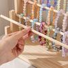 Wooden Jewelry Stand Log Bracelet Display Organizer with Removable Rod Visible Jewelry Showcase Rack
