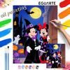 Digital Oil Painting Art Kit Halloween Theme Handmade Diy Home Decorations