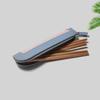 Pu Leather Pen Holder Brass Snap Closure Fine Stitching Office School Use Gifts For Writers Students