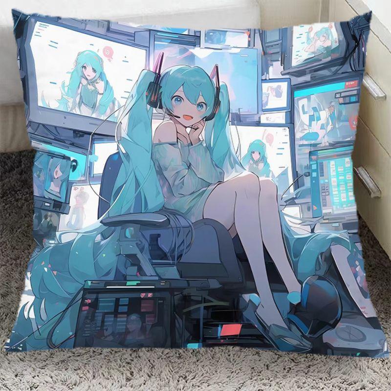Hatsune Miku Periféria Dvojrozmerný Vankúš Študentská Izba Animácia Spálňový Vankúš Obývacia Izba Pohovka Vankúš Narodeninový Darček