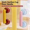 Strong Suction Glass Door Handle Waterproof Removable Door Handle Bathroom Door Handle