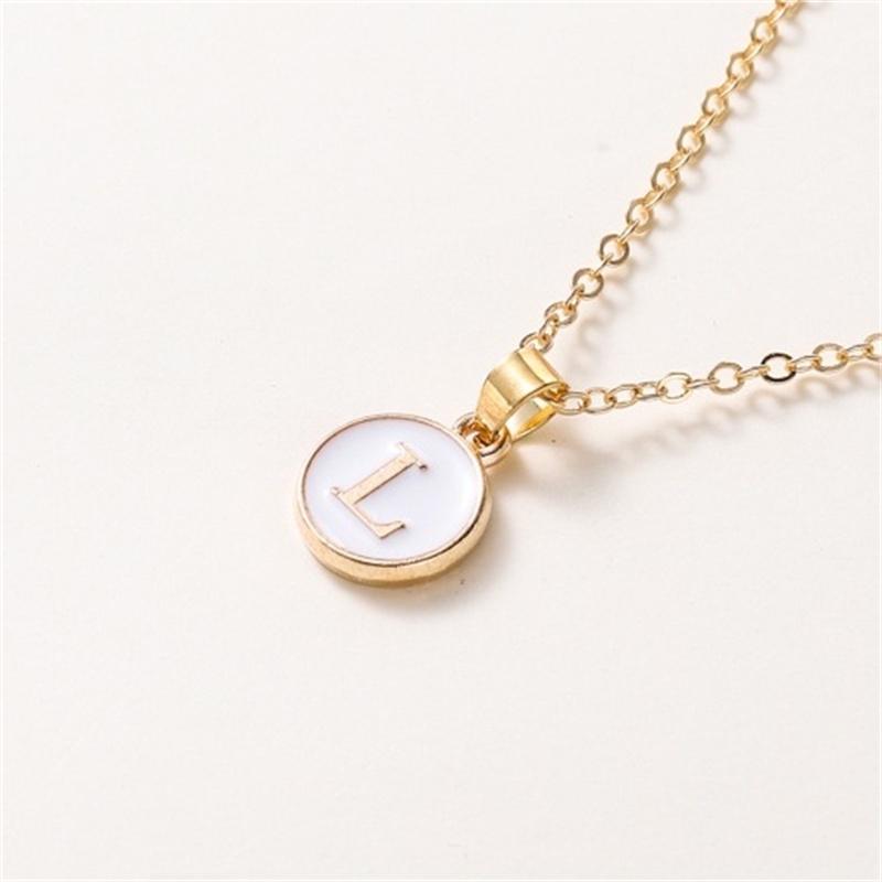 2025 New Fashion Personalized 26 Initials Charm Necklace For Women Men Premium Design Name Necklace Ladies Jewelry Gift