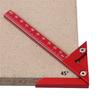 Carpenter Rule Aluminum Alloy Woodworking Center Scribe Square Center Scriber
