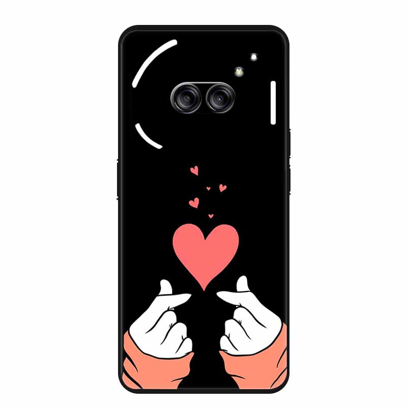For Nothing Phone 2A Case Luxury TPU Soft Silicone Back Cover Phone Cases for Nothing Phone2A 5G A142 Shockproof Cute Love Capa