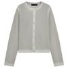 Zaprha 2025 Autumn New Women Fashion round Neck Long sleeve Gradient Effect Knit cardigan Outerwear 2893159