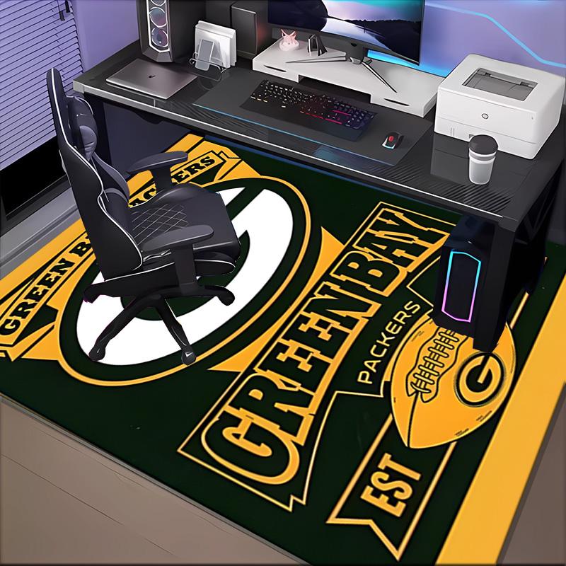 Green Bay Packers Pride Rug Game Carpet, Floor Mat for Bedroom Living Room Entryway Rug, Home Decor Idea Gift for Christmas birthday