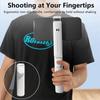 Anti-Wackel Mini Bluetooth Selfie Stick Faltbarer Handheld Handyhalter Videoaufnahme