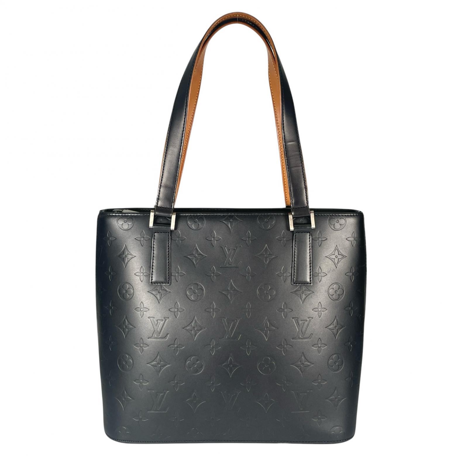 

LOUIS VUITTON Stockon M55112 Handbag black Women used