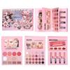 JULYSTAR Paleta de Maquiagem Livro 24 Cores Sombra Cintilante Blush Iluminador Kit Tudo-em-Um, Gloss Labial Matte Kit de Presente Cosméticos à Prova d'Água de Longa Duração