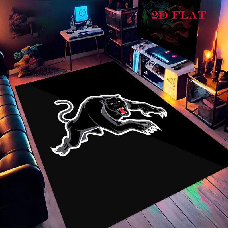 Penrith Panthers Power Carpet Rug for Living Room Bedroom Home Sofa Decoration,Kids play Nonslip Floor Mat