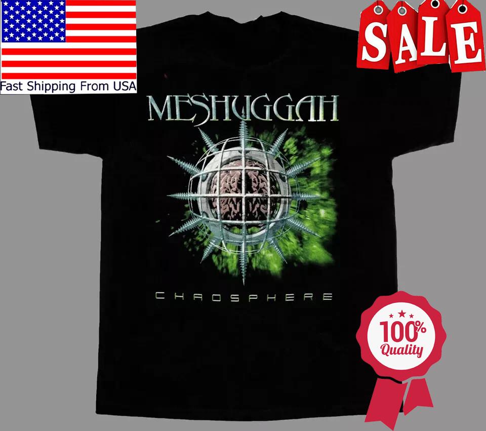 

Футболка унисекс с коротким рукавом полного размера группы Meshuggah для мужчин и женщин M