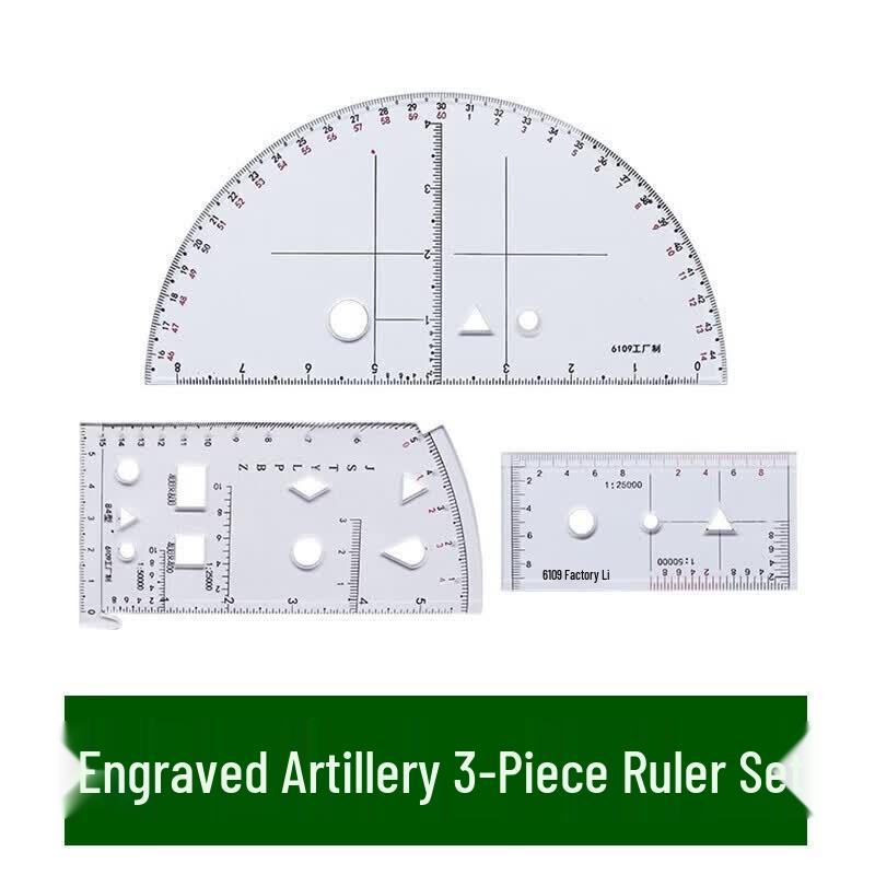 Artillery Command Ruler 3-Piece Set