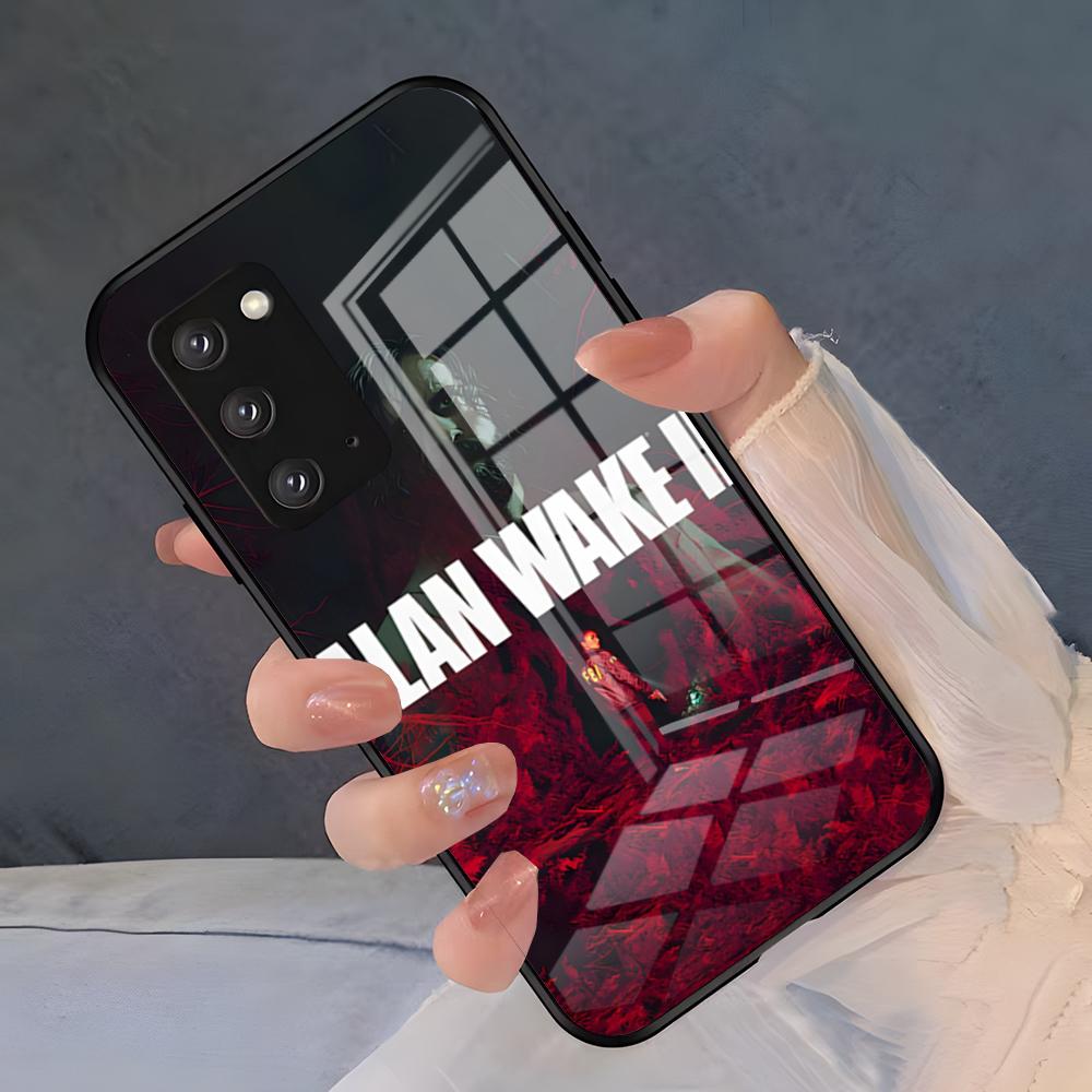 A-Alan Wake 2 Game Phone Case For Samsung S26 S25 Plus S20 S20 Plus S22 Ultra S23 FE S21 Plus S21 Ultra Glass Cover