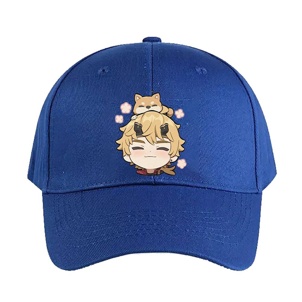 Chibi Thoma Genshin Impact Cap Summer Woman Man Adult Casual Fashion Casual Adjustable Fishing Hat Sun Hat