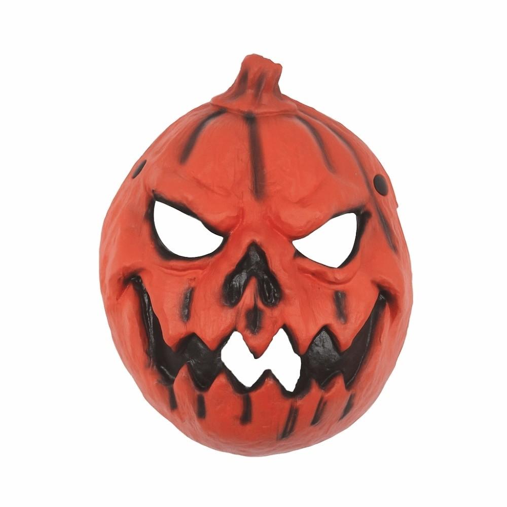 Realistic Pumpkin Halloween Mask 3D Halloween Cosplay Mask Full Face Mask  Costume Party Supplies
