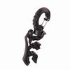 Keep Diving Porta Tubi BCD Doppio in Plastica con Gancio a Fibbia a Clip per Immersioni Subacquee (Nero)