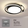 Moderní LED stropní světlo s plynulým stmíváním a dálkovým ovladačem