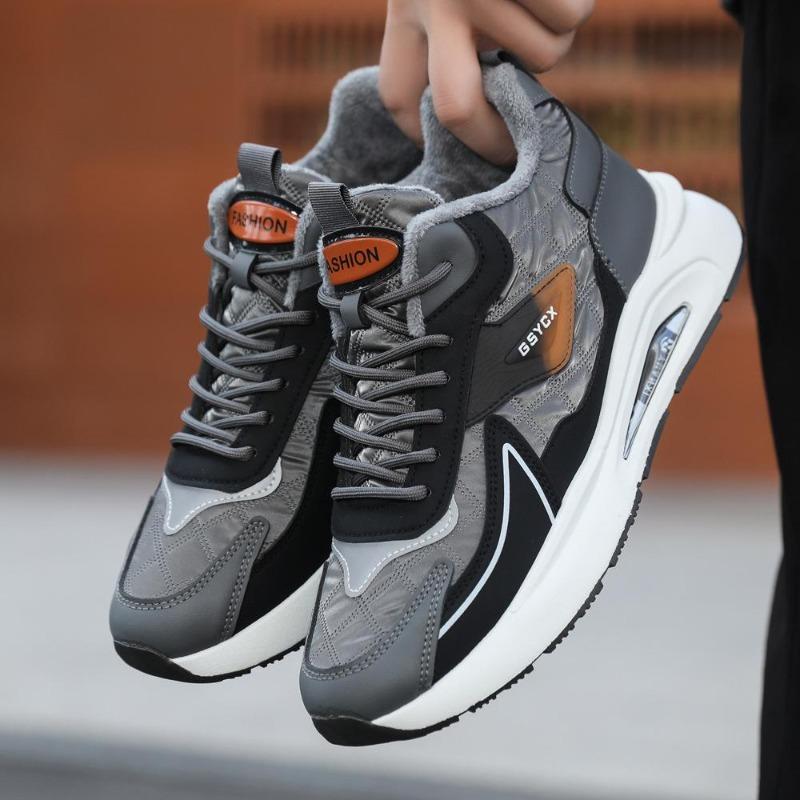 Sneakers für Herren, luxuriöse Plateau-Sneakers für Herren, hochwertige Freizeitschuhe, warme Winterschuhe