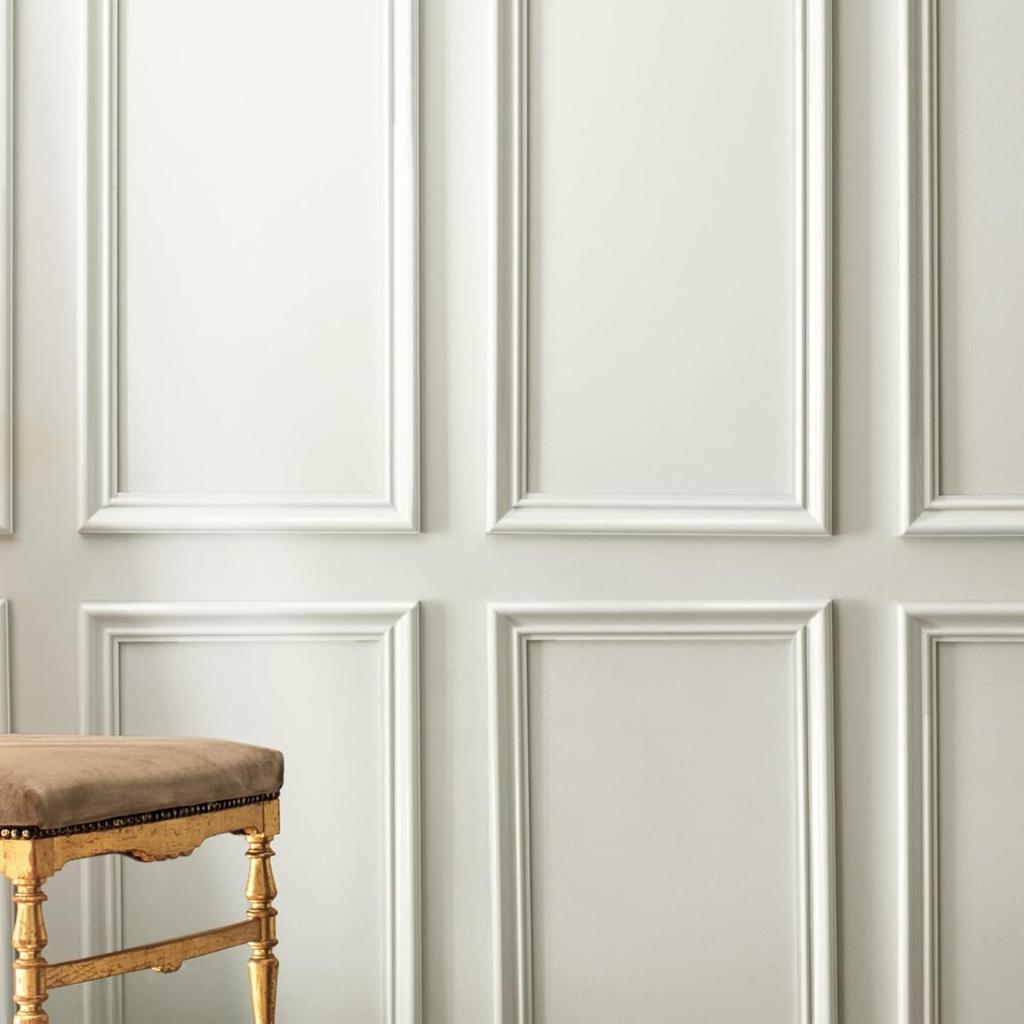 1PC 2M/78.74in Peel and Stick Molding Chair Rail Panel Flexible Wall Molding Trim Self Adhesive Panel Moulding for DIY